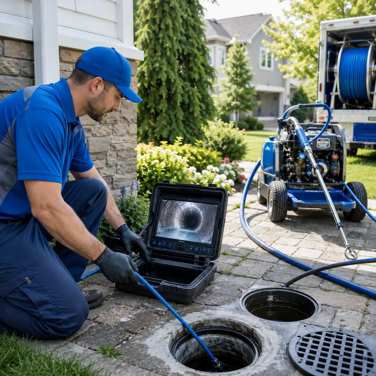 Outdoor drain cleaning professionals serving Sherrill, NY